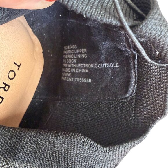 TORRID Black Stretch Ankle Booties Boots Size 10WW NEW NWOT - Picture 4 of 9